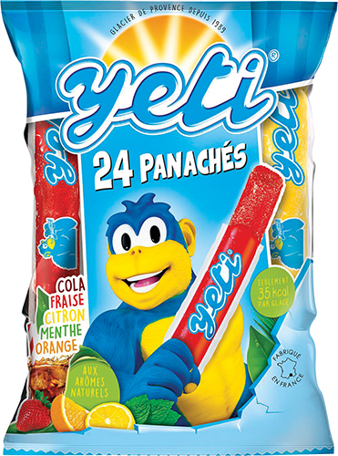 24 BÂTONNETS PANACHÉS 
OU PARFUMS FOUS GLACÉS