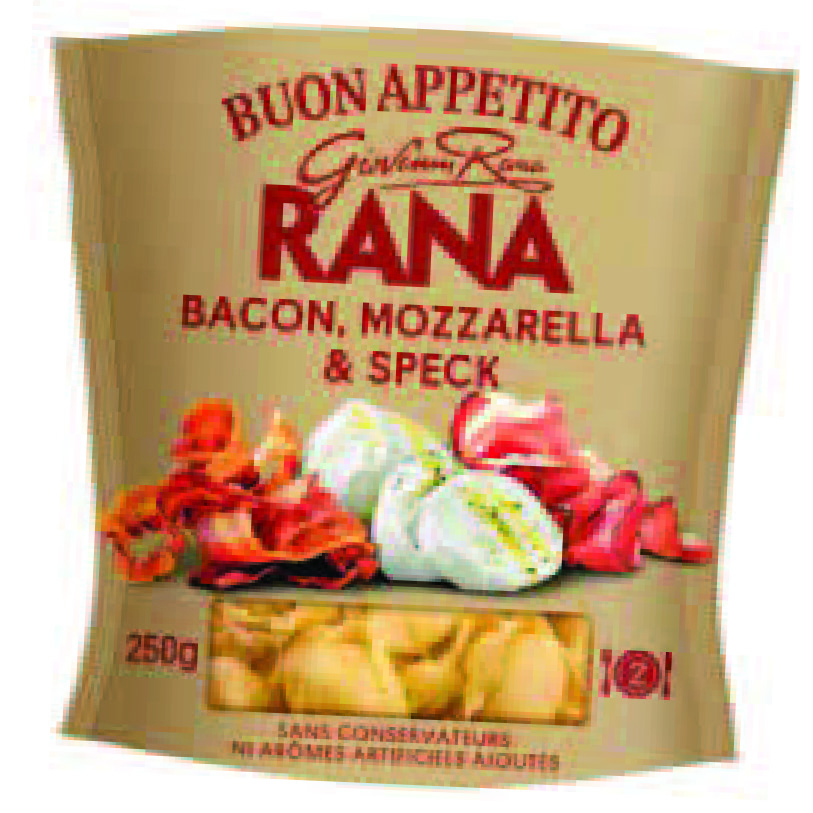 RAVIOLIS BACON, MOZZARELLA ET SPECK