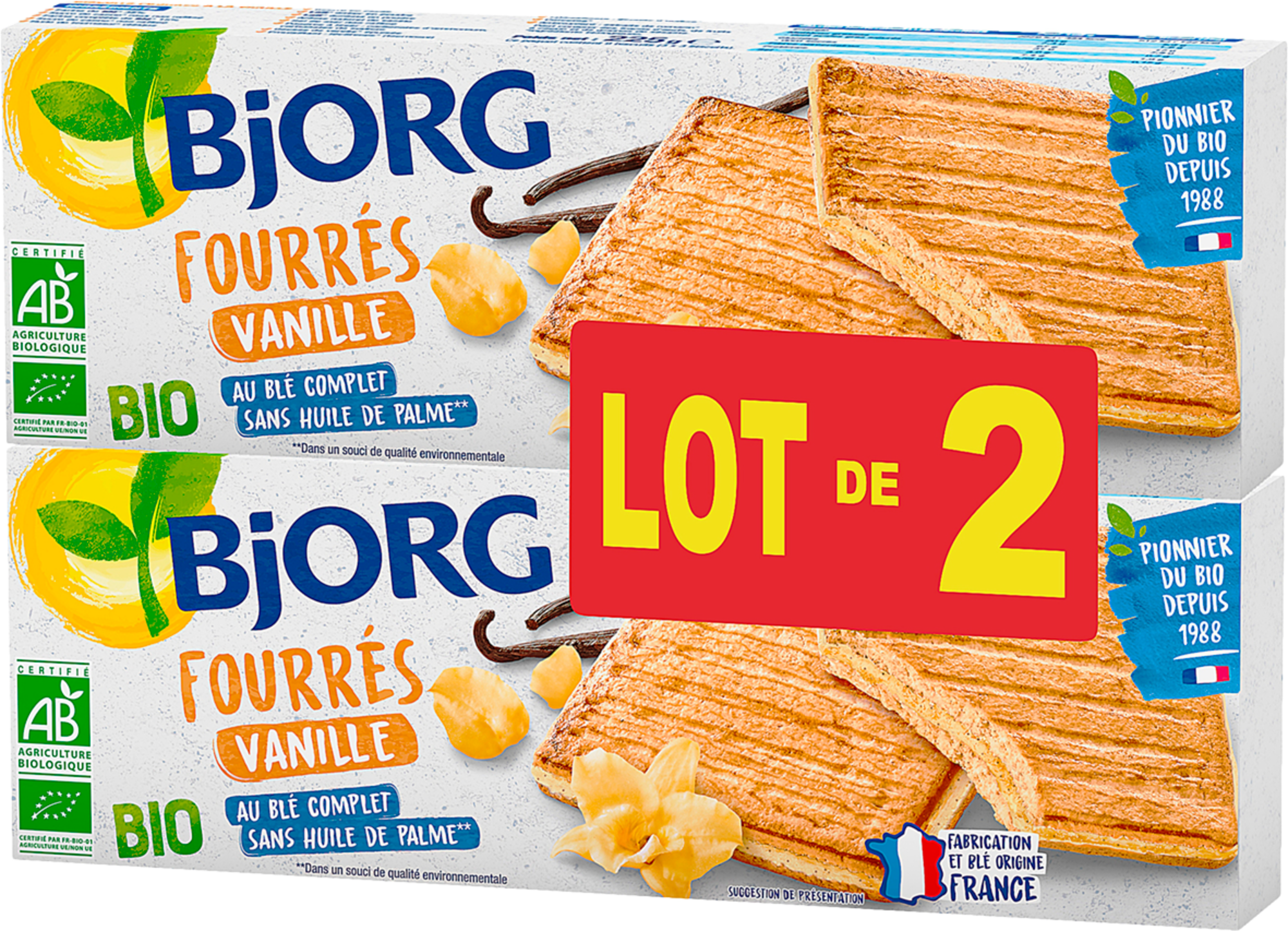 BISCUITS FOURRÉS BIO