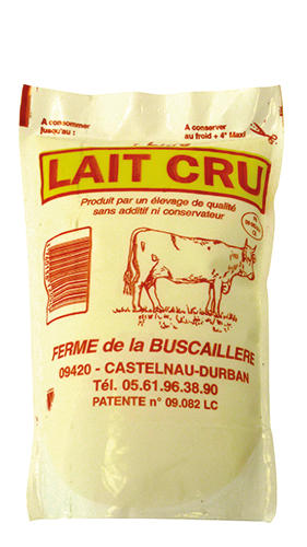 LAIT FRAIS CRU DE VACHE