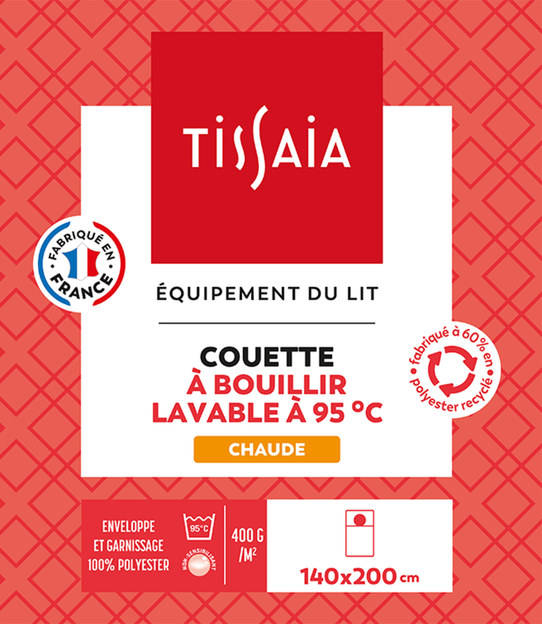 COUETTE À BOUILLIR 140X200 CM