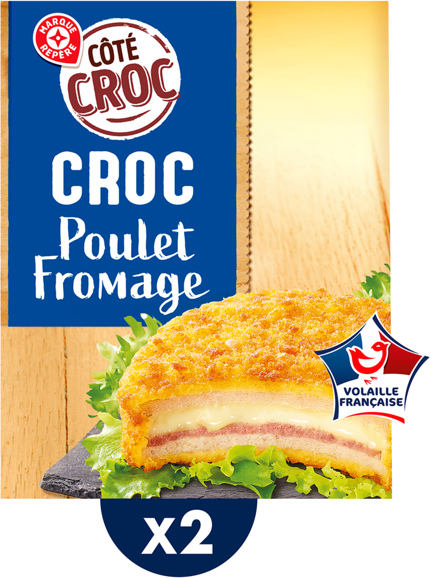 2 CROC'S POULET ET FROMAGE