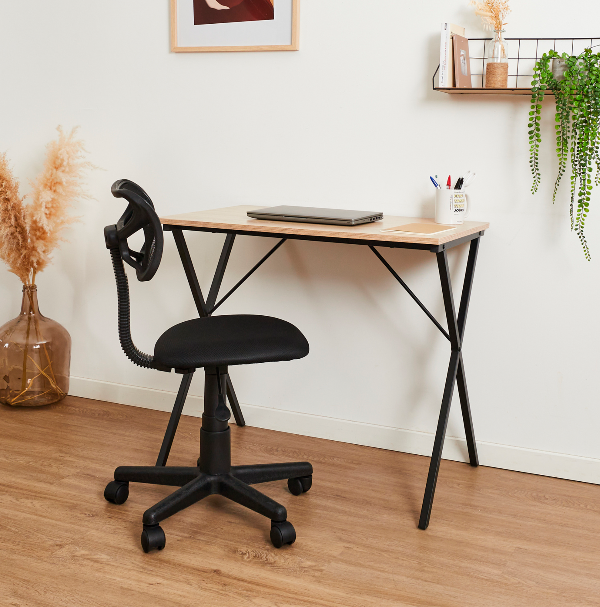 ENSEMBLE BUREAU + CHAISE RESILLE 