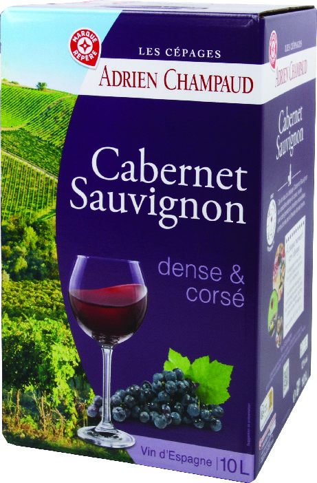 V.S.I.G.(1) VIN D’ESPAGNE ADRIEN CHAMPAUD CABERNET SAUVIGNON