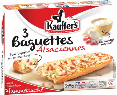 BAGUETTES ALSACIENNES SURGELÉES