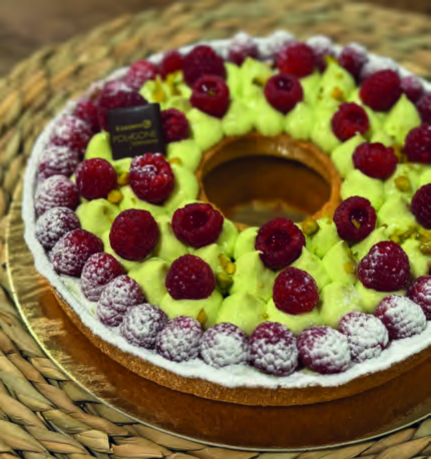 TARTE FRAMBOISE PISTACHE