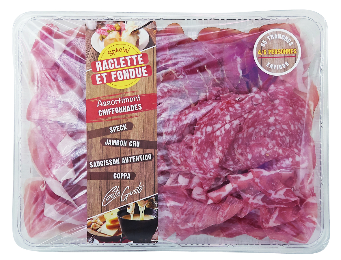 MAXI CHIFFONNADES : JAMBON CRU, SAUCISSON AUTHENTICO, COPPA, SPECK