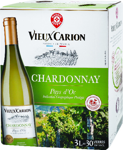 I.G.P(1) PAYS D’OC(3) VIEUX CARION CHARDONNAY