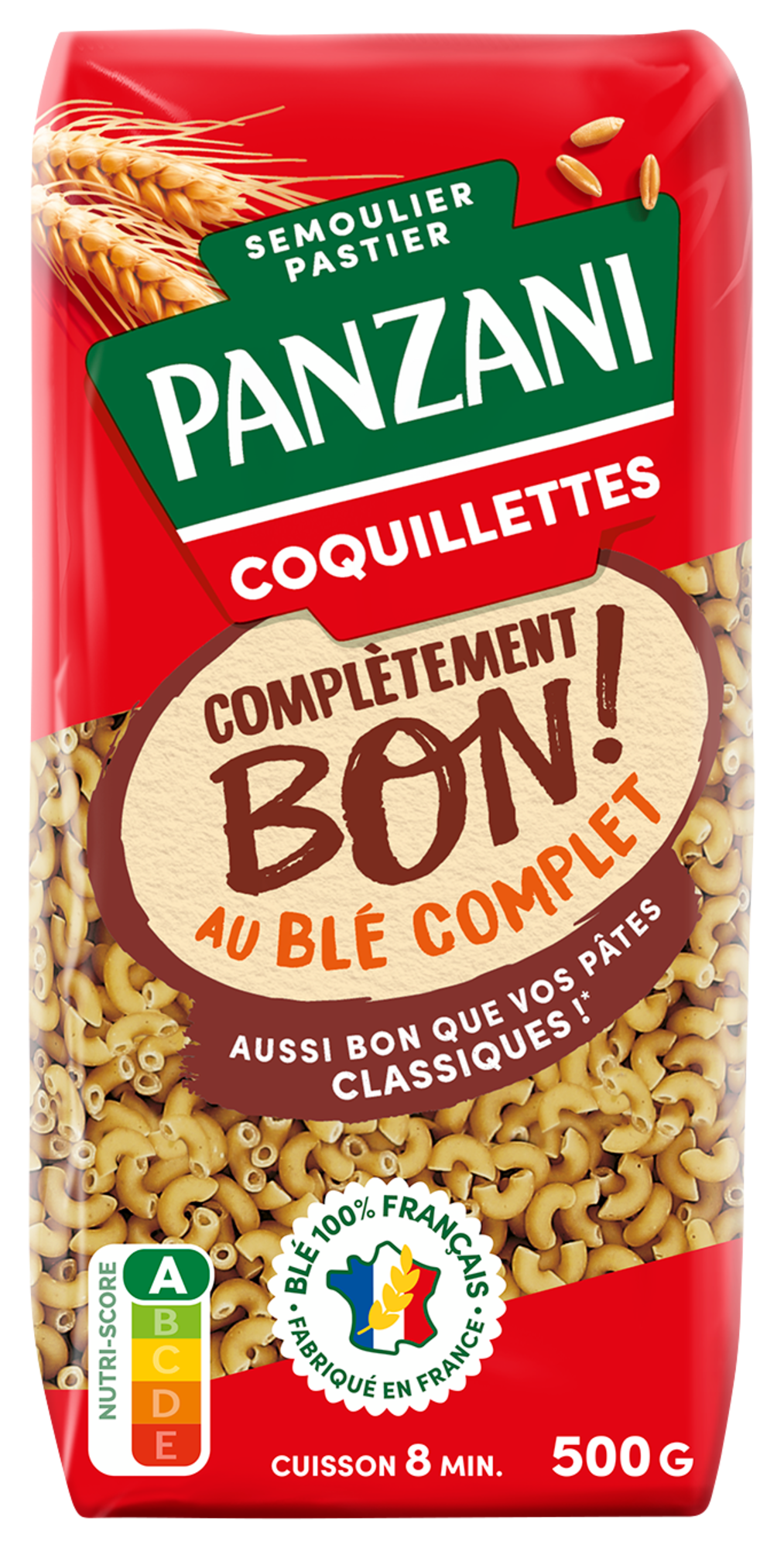 PÂTES AU BLÉ COMPLET COMPLÈTEMENT BON 