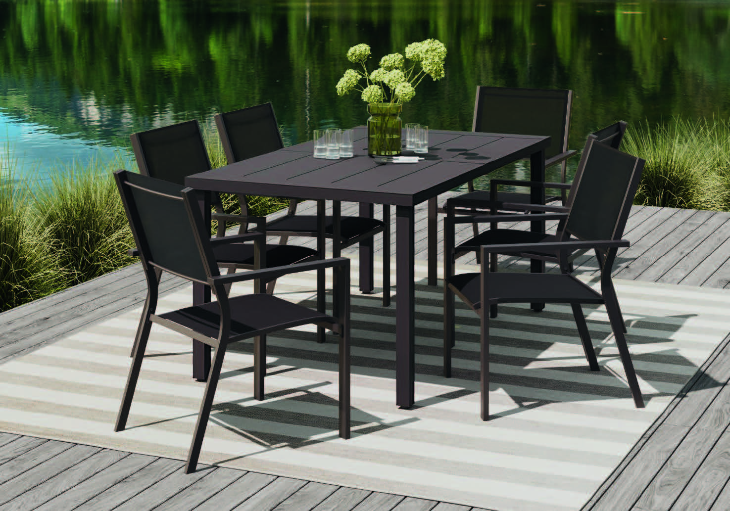 ENSEMBLE DÉJEUNER 7 ￿PIÈCES