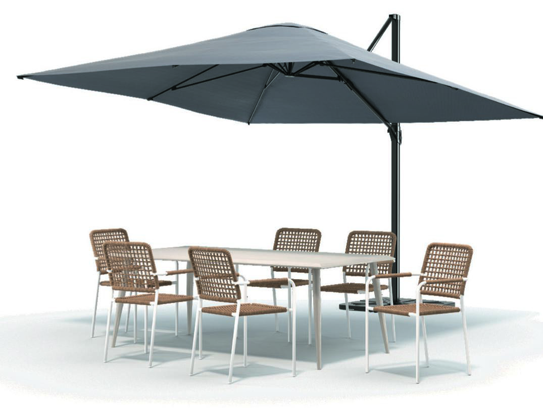 PARASOL EXCENTRÉ 4 X 4 M(1)(2)