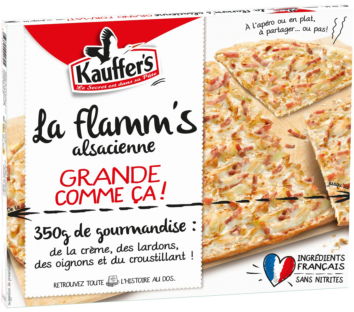 LA FLAMM’S ALSACIENNE GRANDE COMME ÇA SURGELÉE