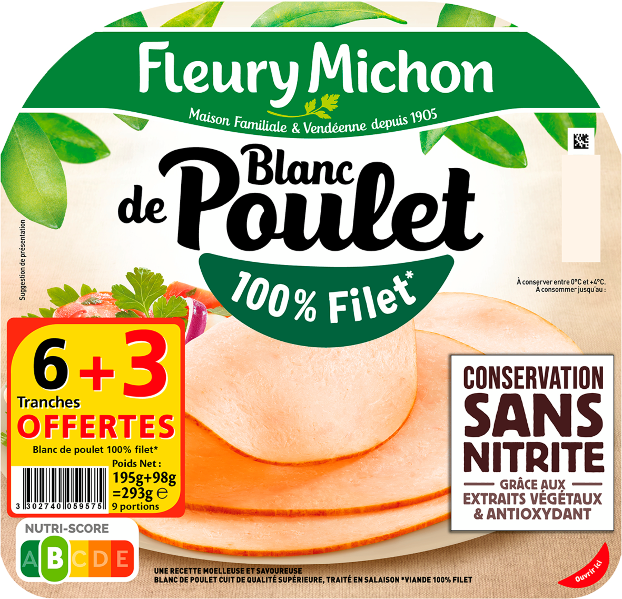 Blanc de poulet 100% filet