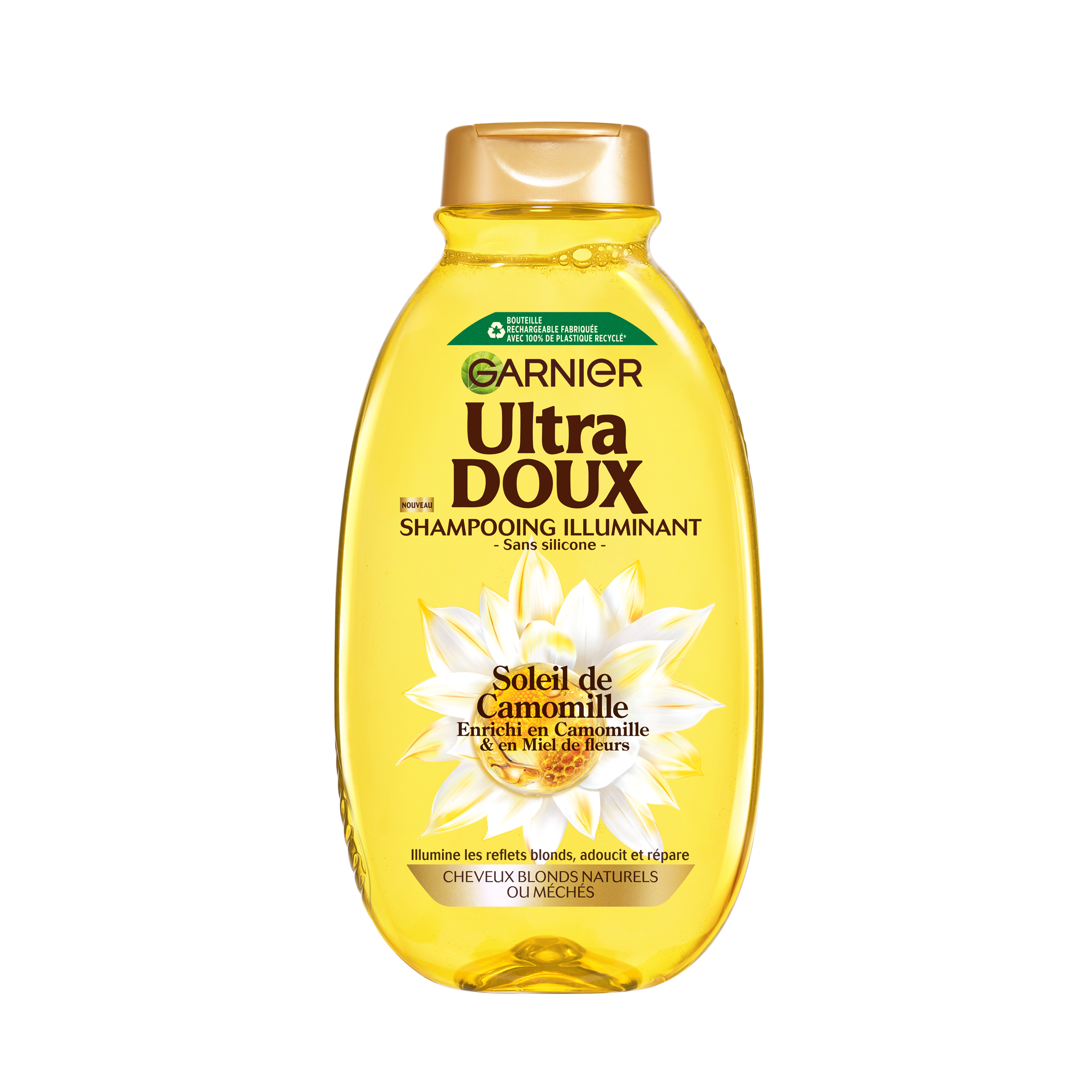 SHAMPOOING ILLUMINANT ULTRA DOUX SOLEIL DE CAMOMILLE
