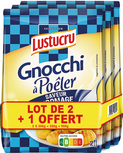 GNOCCHI À POÊLER SAVEUR FROMAGE