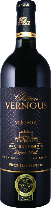 A.O.P(1) MÉDOC(2) CHÂTEAU VERNOUS