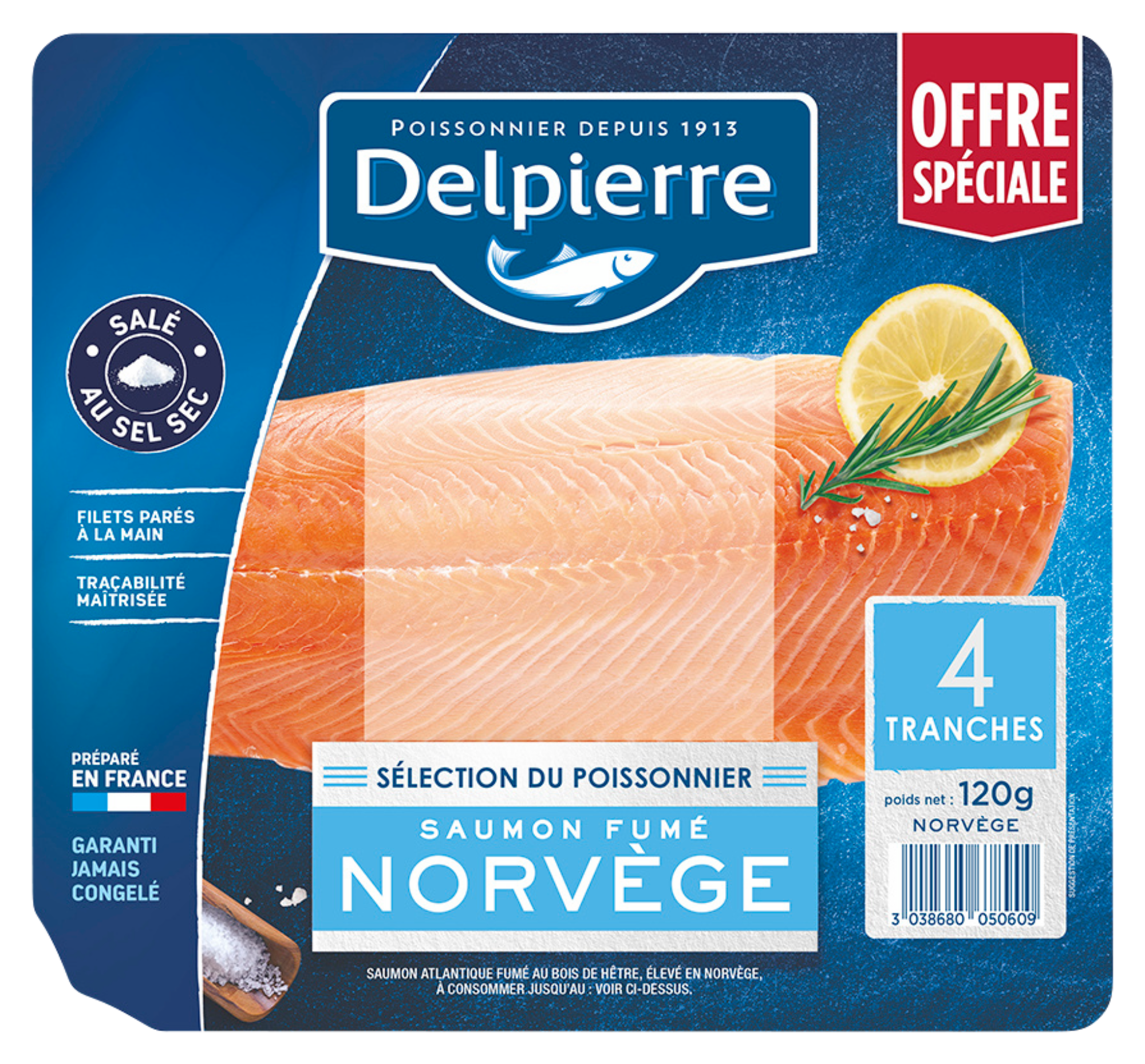 Saumon fumé Norvège Offre spéciale