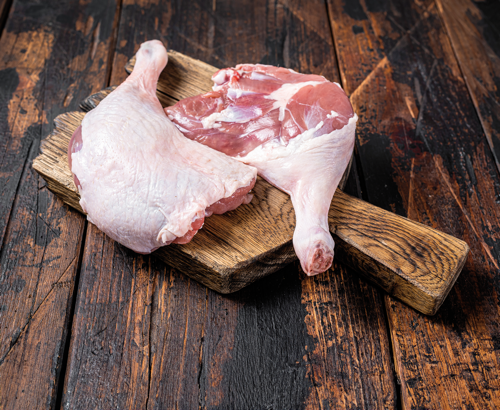 CUISSES DE CANARD IGP SUD-OUEST PARÉES À CONFIRE