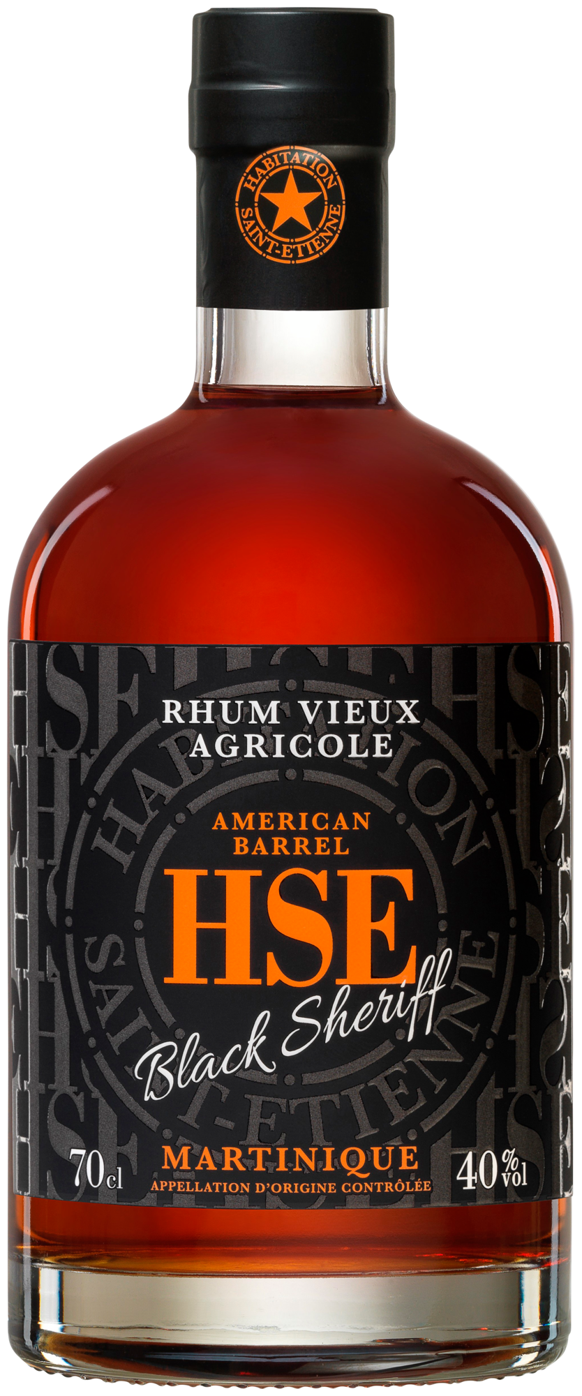 AOC RHUM VIEUX AGRICOLE MARTINIQUE BLACK SHERIFF