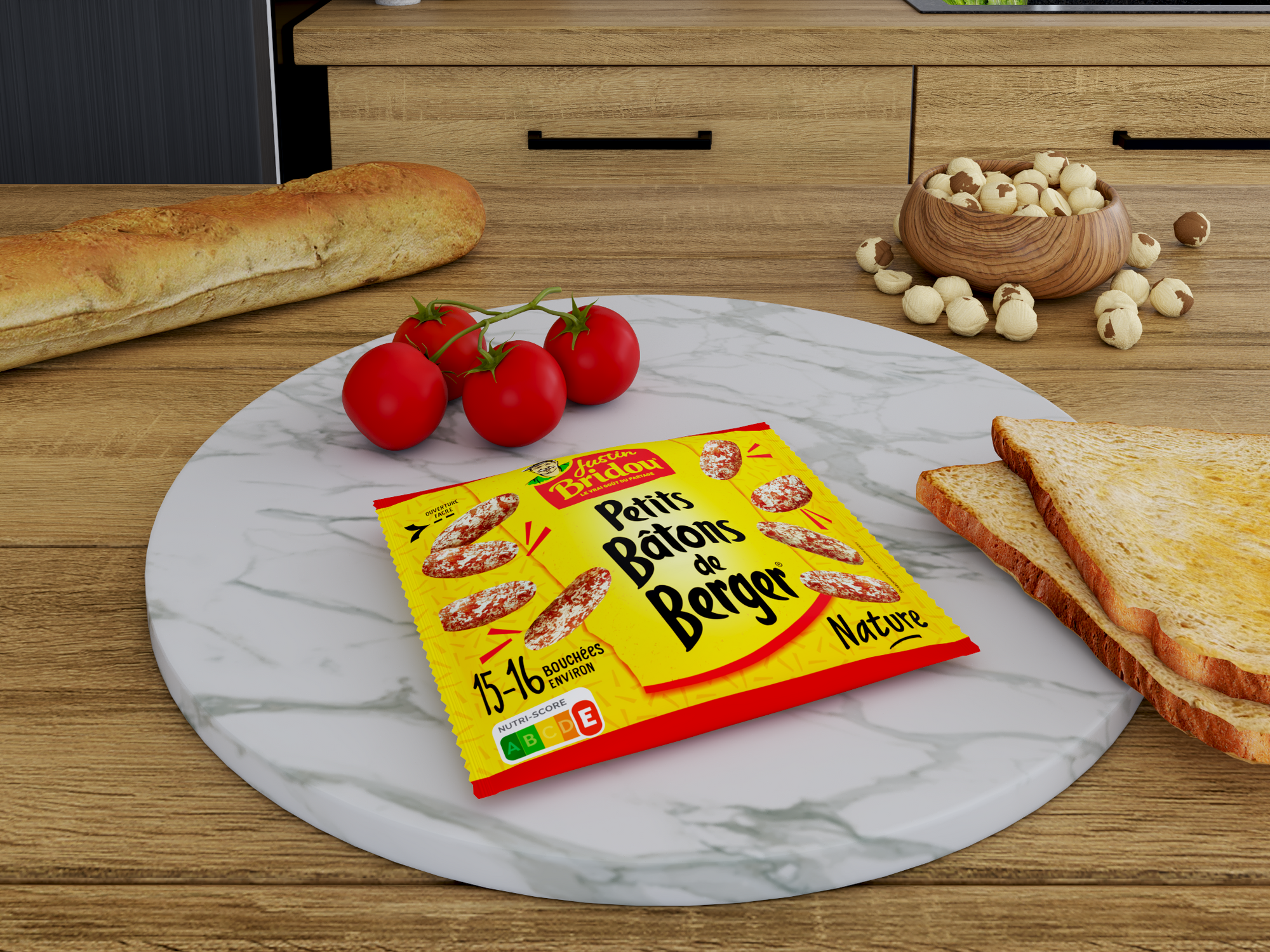 Petits bâtons de berger nature