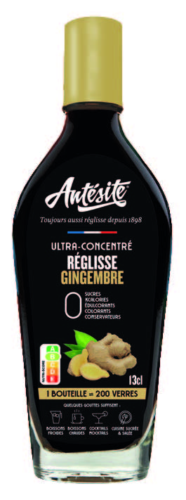 SIROP ULTRA CONCENTRÉ SAVEUR RÉGLISSE GINGEMBRE
