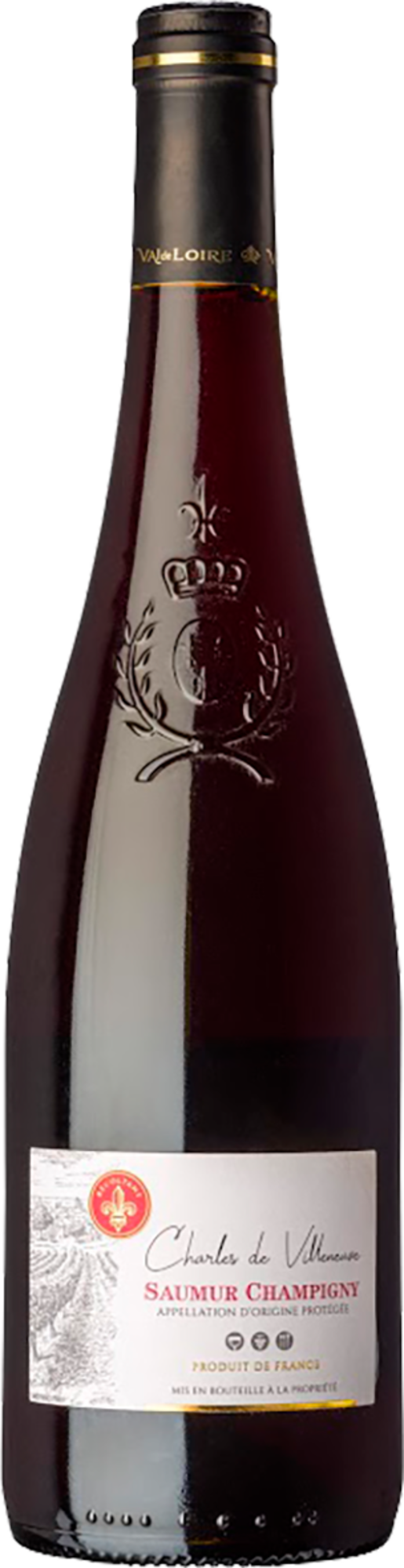 AOP SAUMUR CHAMPIGNY  ROUGE  - CHARLES DE VILLENEUVE 2021