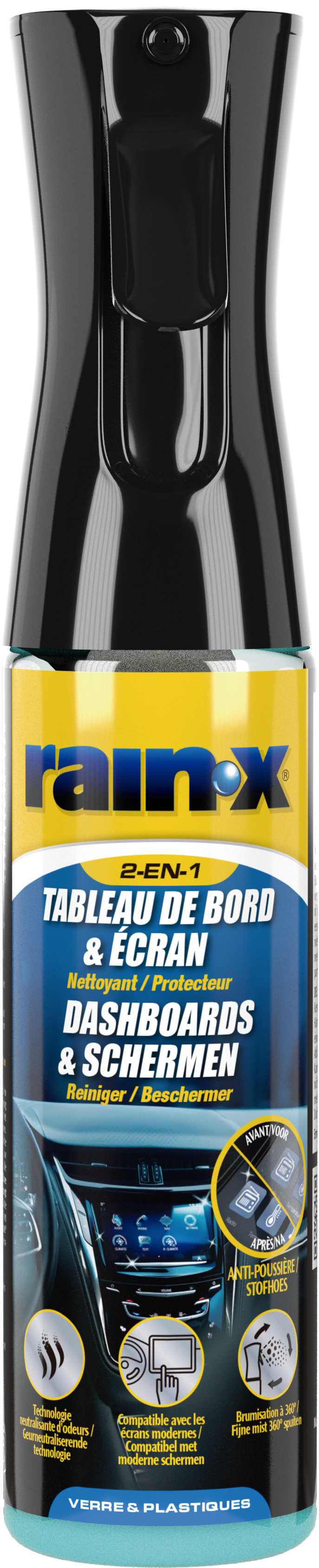 NETTOYANT ET PROTECTEUR TABLEAU DE BORD ET ÉCRANS