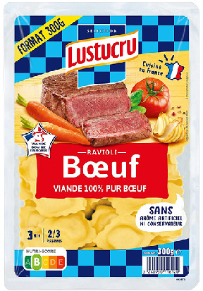 RAVIOLIS BŒUF Lustucru