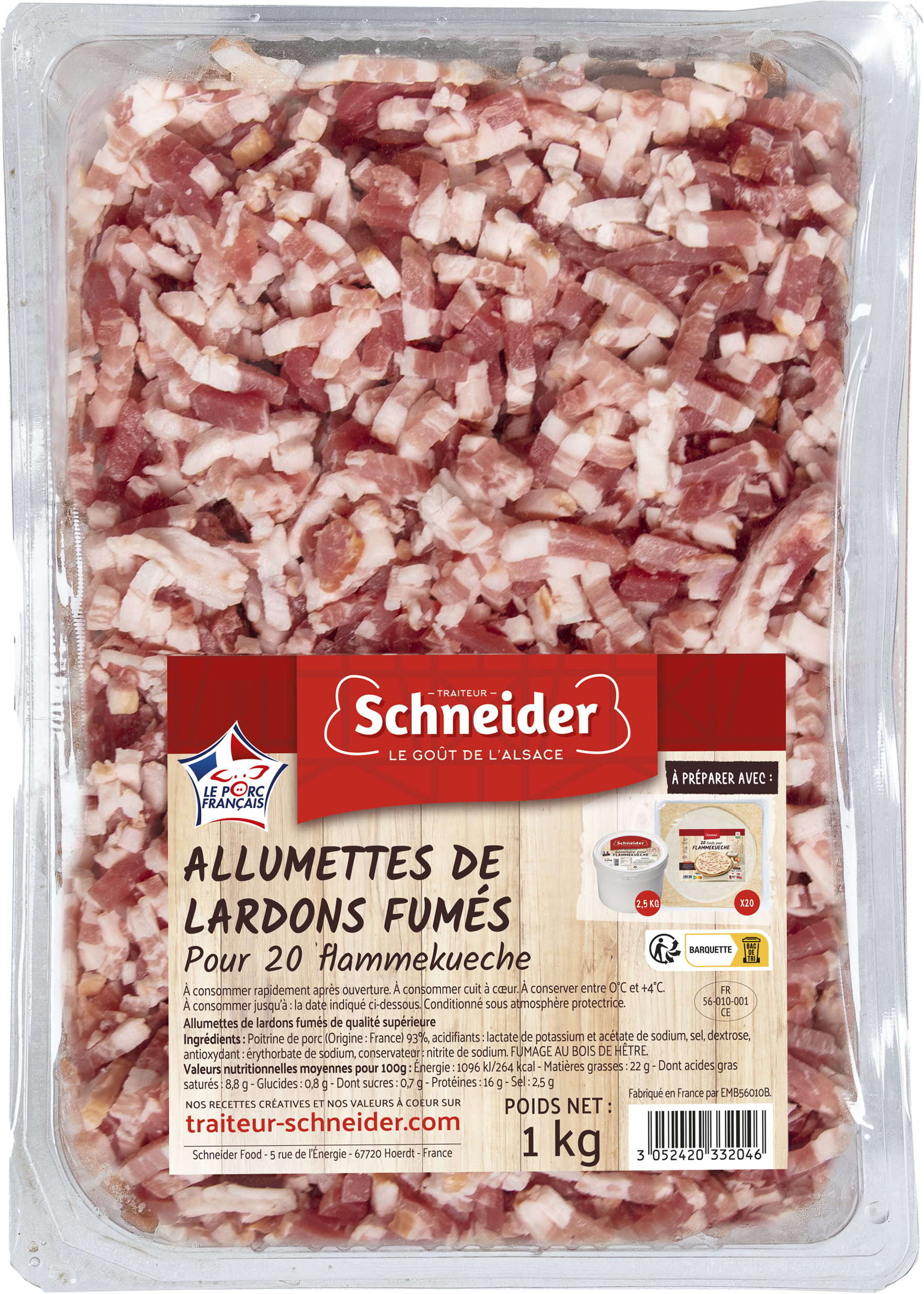 ALLUMETTES DE LARDONS FUMÉS