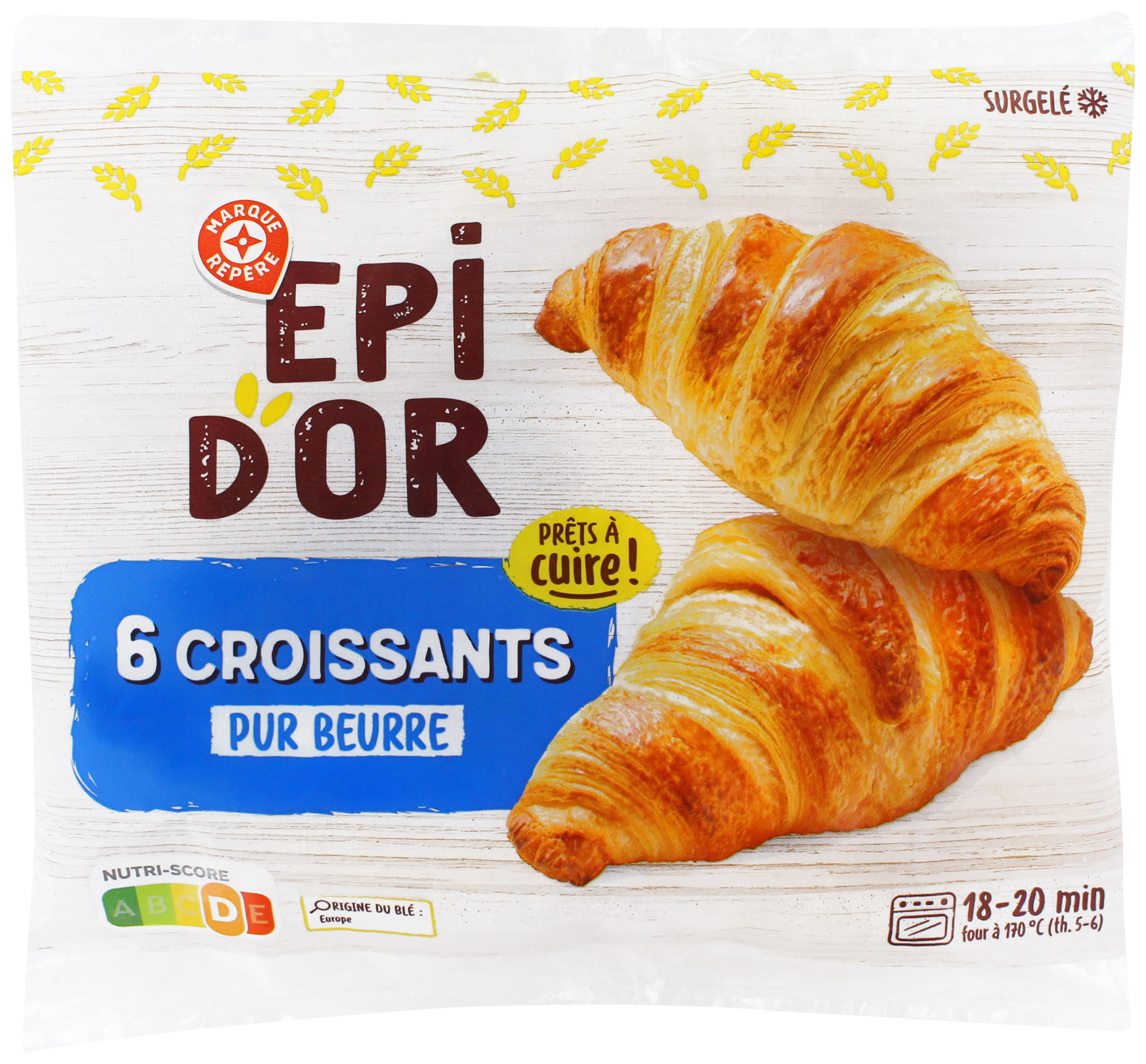 6 CROISSANTS SURGELÉS