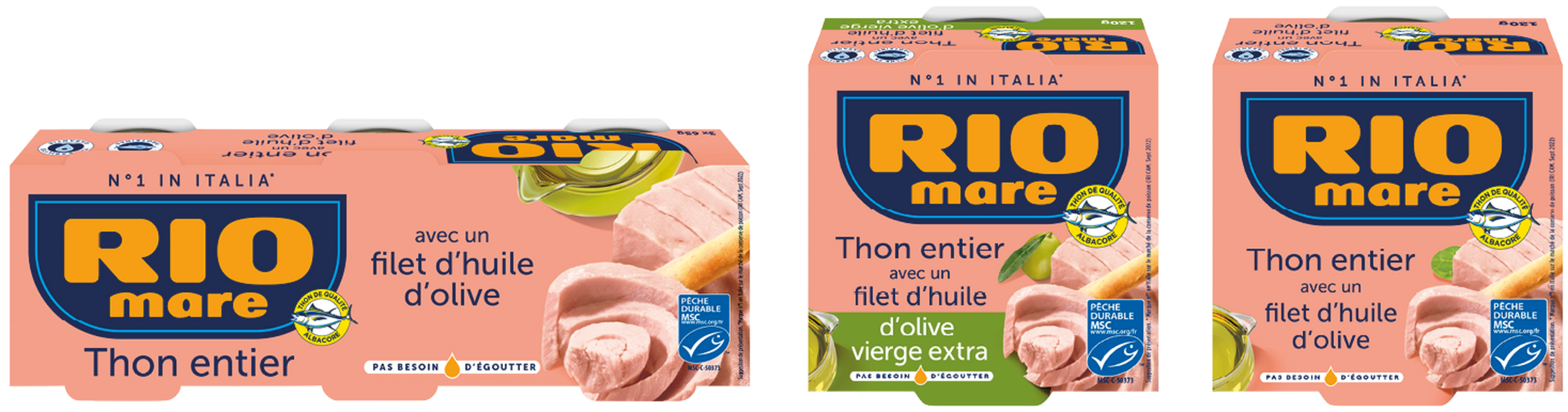 SUR LES PRODUITS PRÉSENTS EN MAGASIN DE LA GAMME “RIO MARE”.