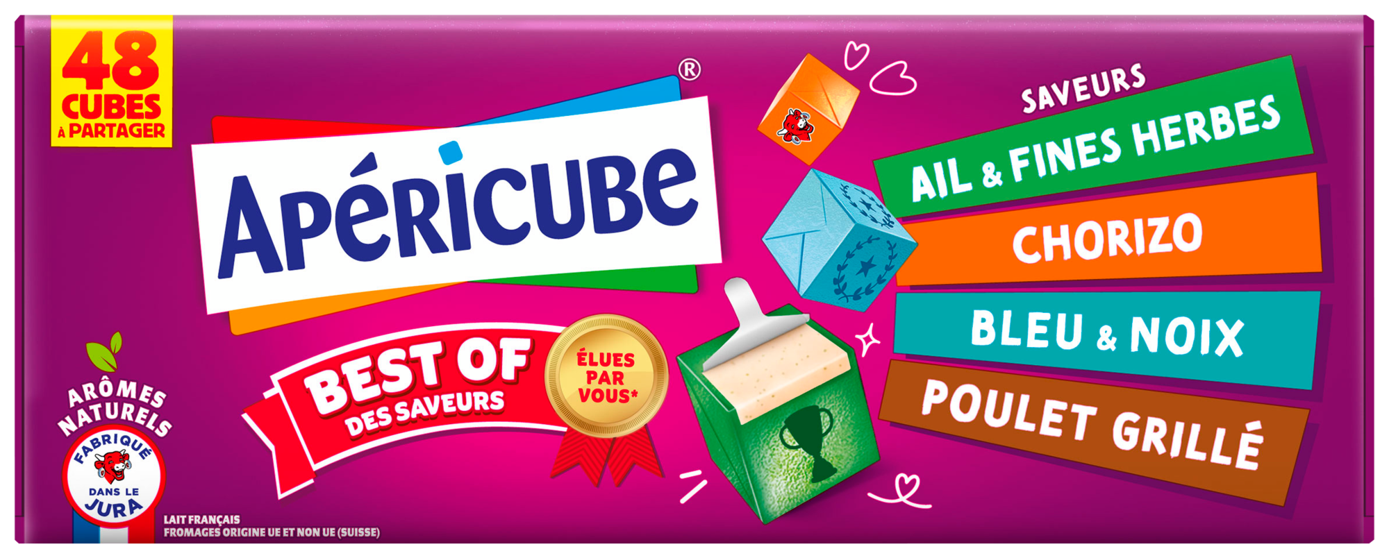 Apéricube Best Of des saveurs 19,5% Mat.Gr.