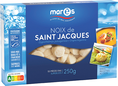NOIX DE SAINT JACQUES* SURGELÉES