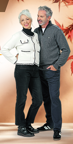 JEAN DROIT POCHES SURPIQUÉES