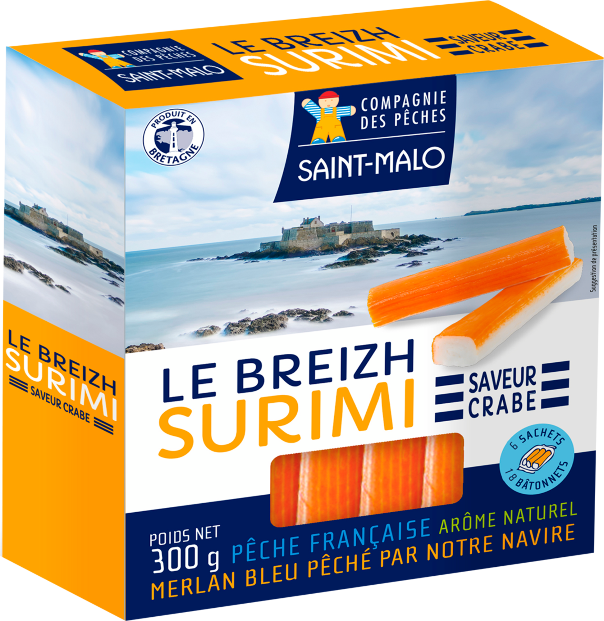 Le Breizh Surimi Saveur Crabe