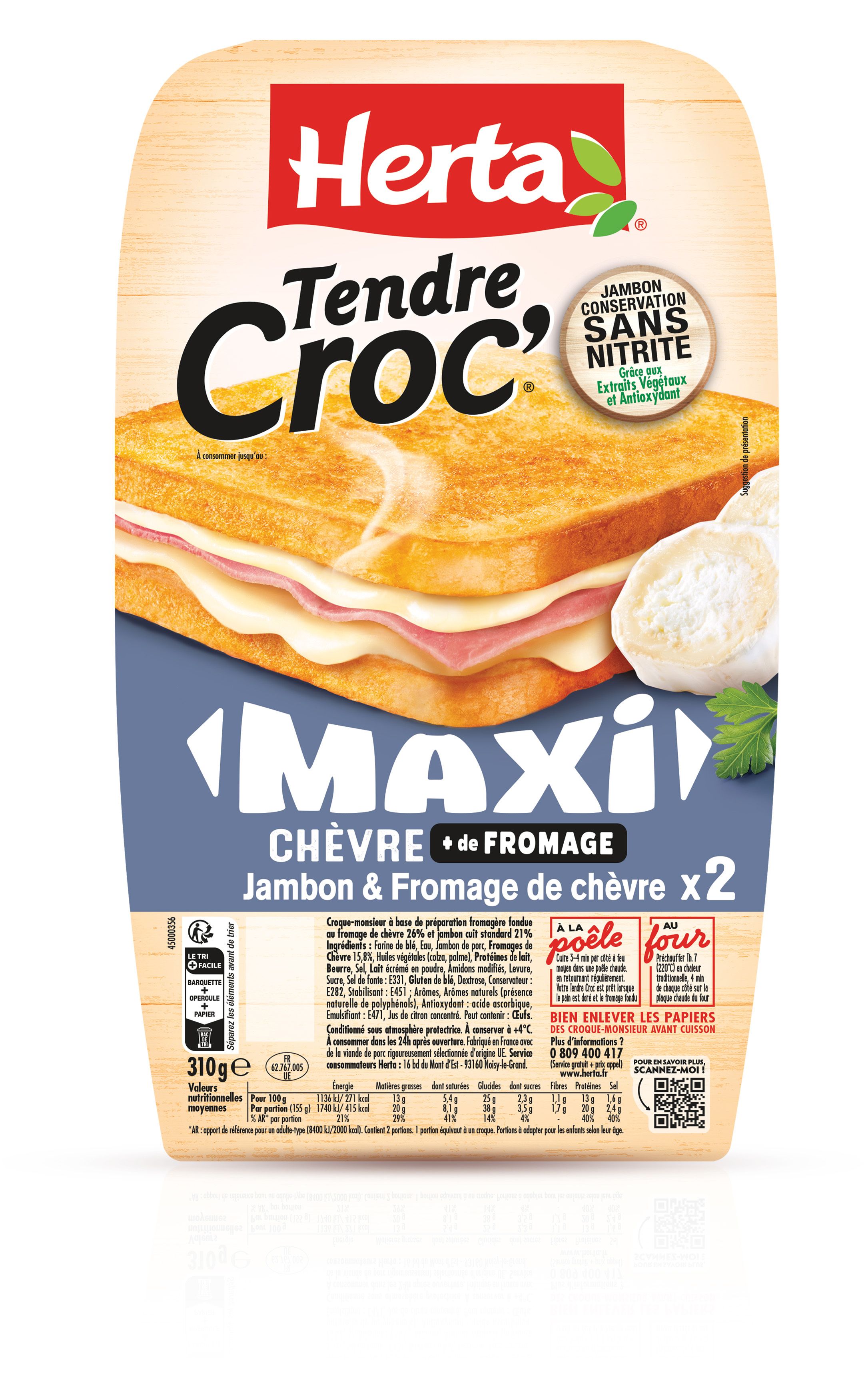 Tendre Croc' Maxi chèvre
