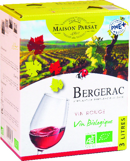 A.O.P(1) BERGERAC(2) MAISON PARSAT