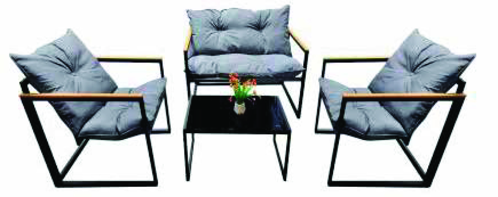 SALON BAS DE JARDIN 4 PIÈCES