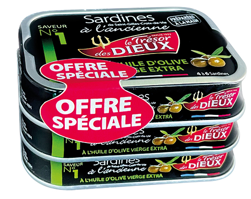 SARDINES À L’ANCIENNE À L’HUILE D’OLIVE