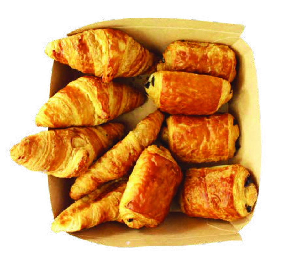 LOT DE VIENNOISERIES 5 CHOCOLATINES 5 CROISSANTS