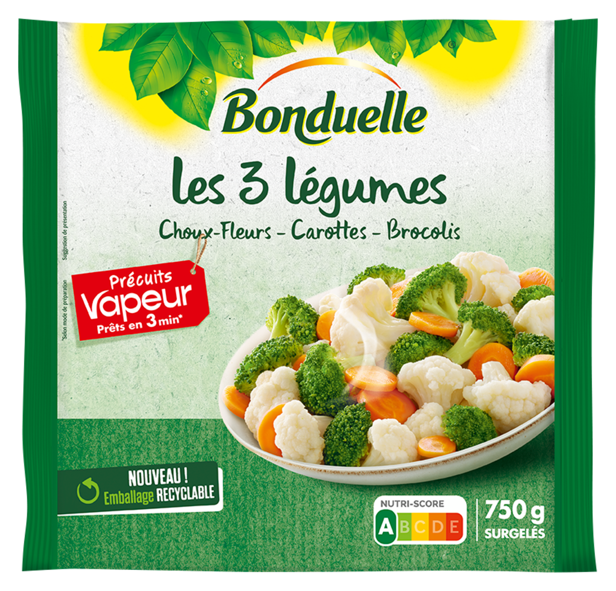 Les 3 légumes surgelés