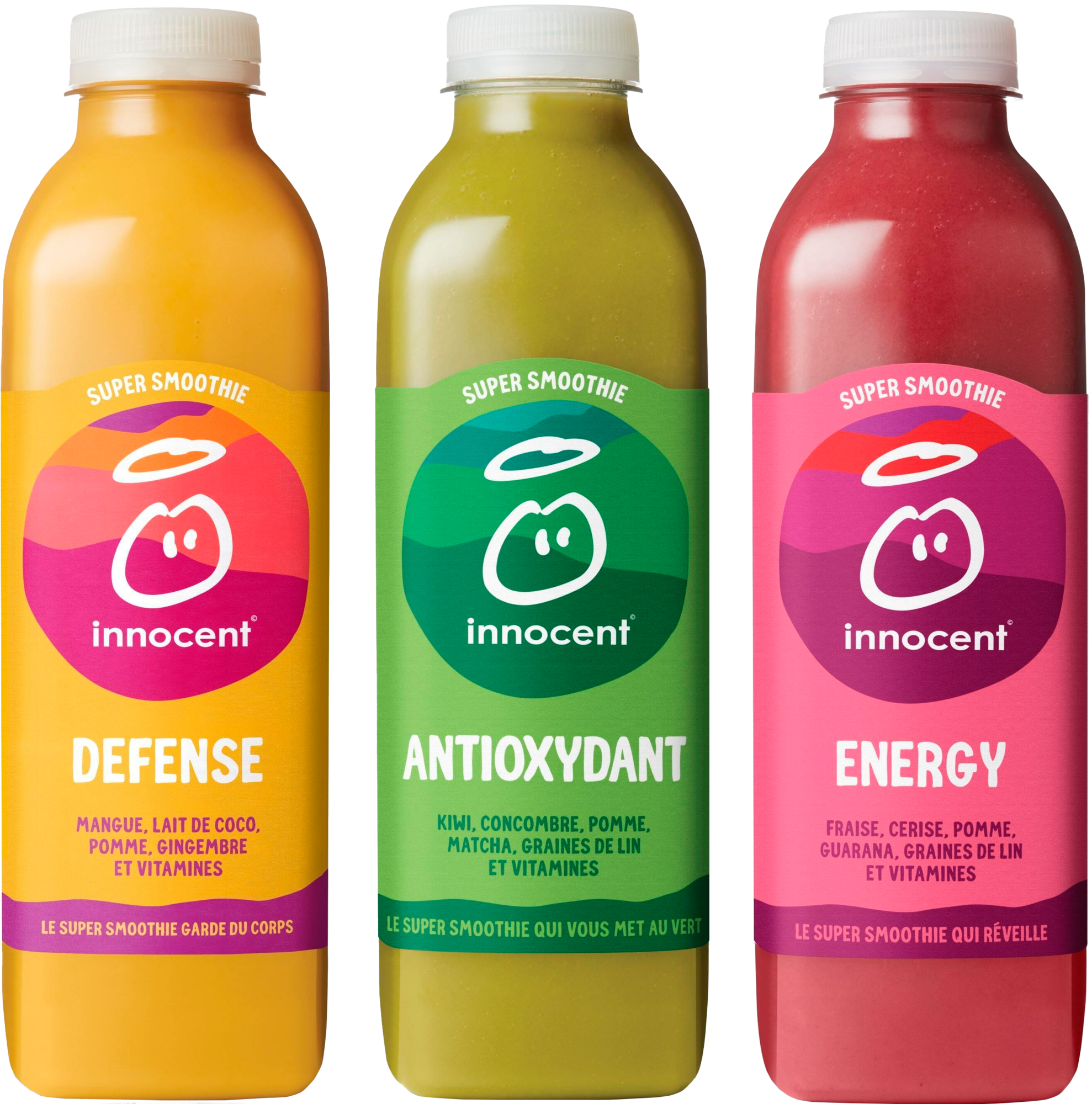 SUR LES PRODUITS PRÉSENTS EN MAGASIN DE LA GAMME SUPER SMOOTHIE "INNOCENT"