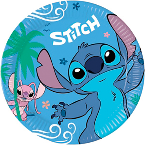 8 ASSIETTES EN 
CARTON LICENCE 
STITCH & ANGEL