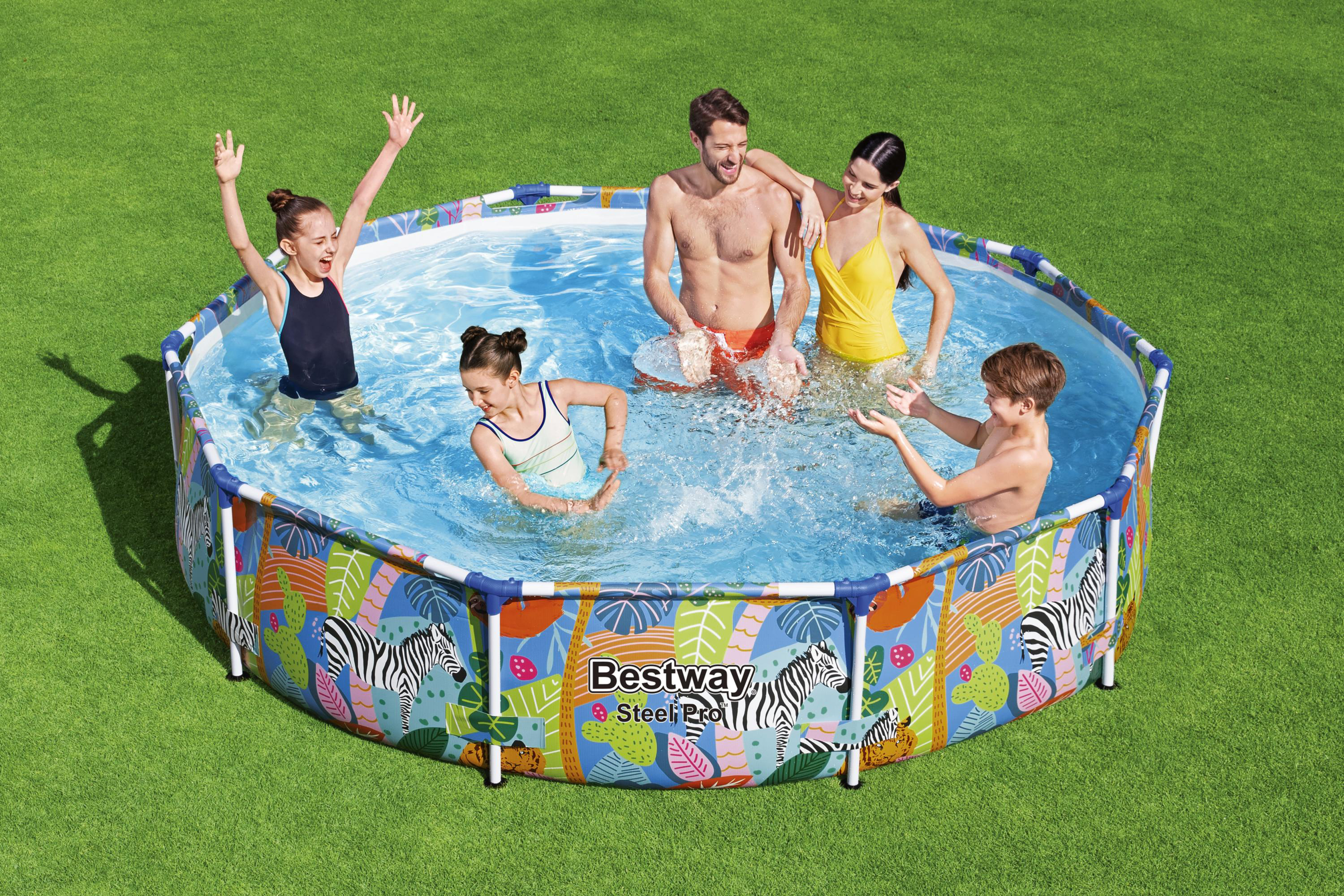 PISCINE HORS SOL RONDE TUBULAIRE
STEEL PRO