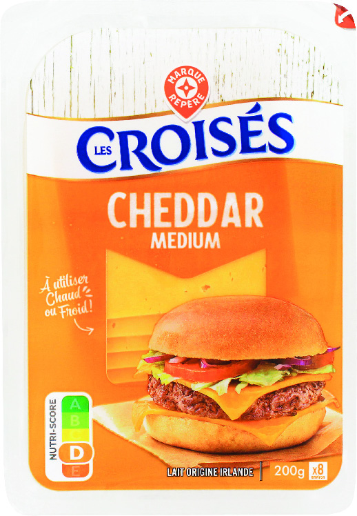 CHEDDAR EN TRANCHES 33% MAT.GR.(7) 