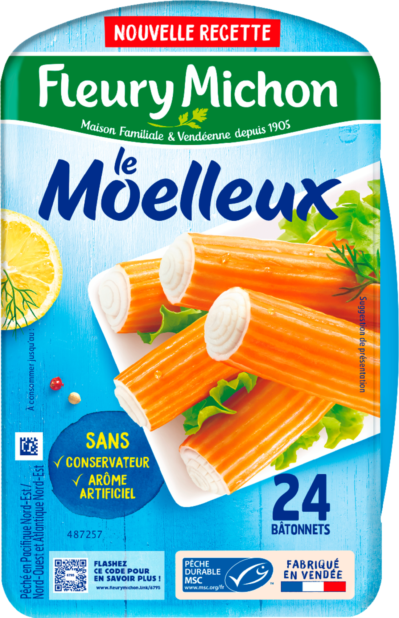 Batônnets de Surimi Le Moelleux MSC