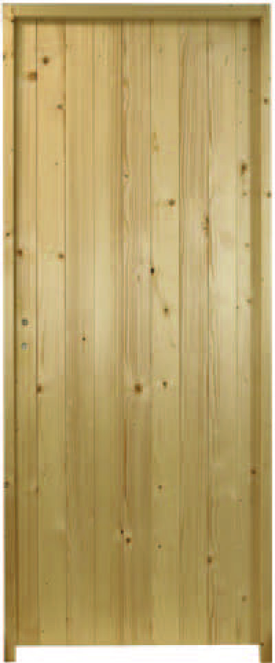 PORTE DE SERVICE PLEINE