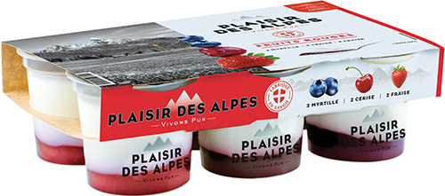 YAOURT SUR LIT DE FRUITS