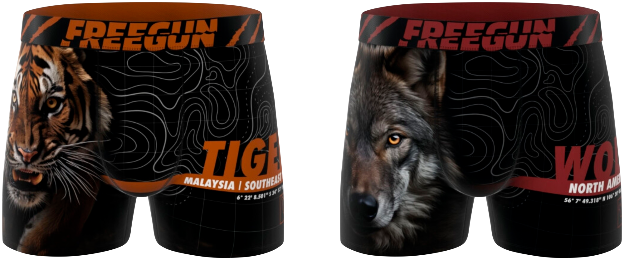 LOT DE 2 BOXERS HOMME