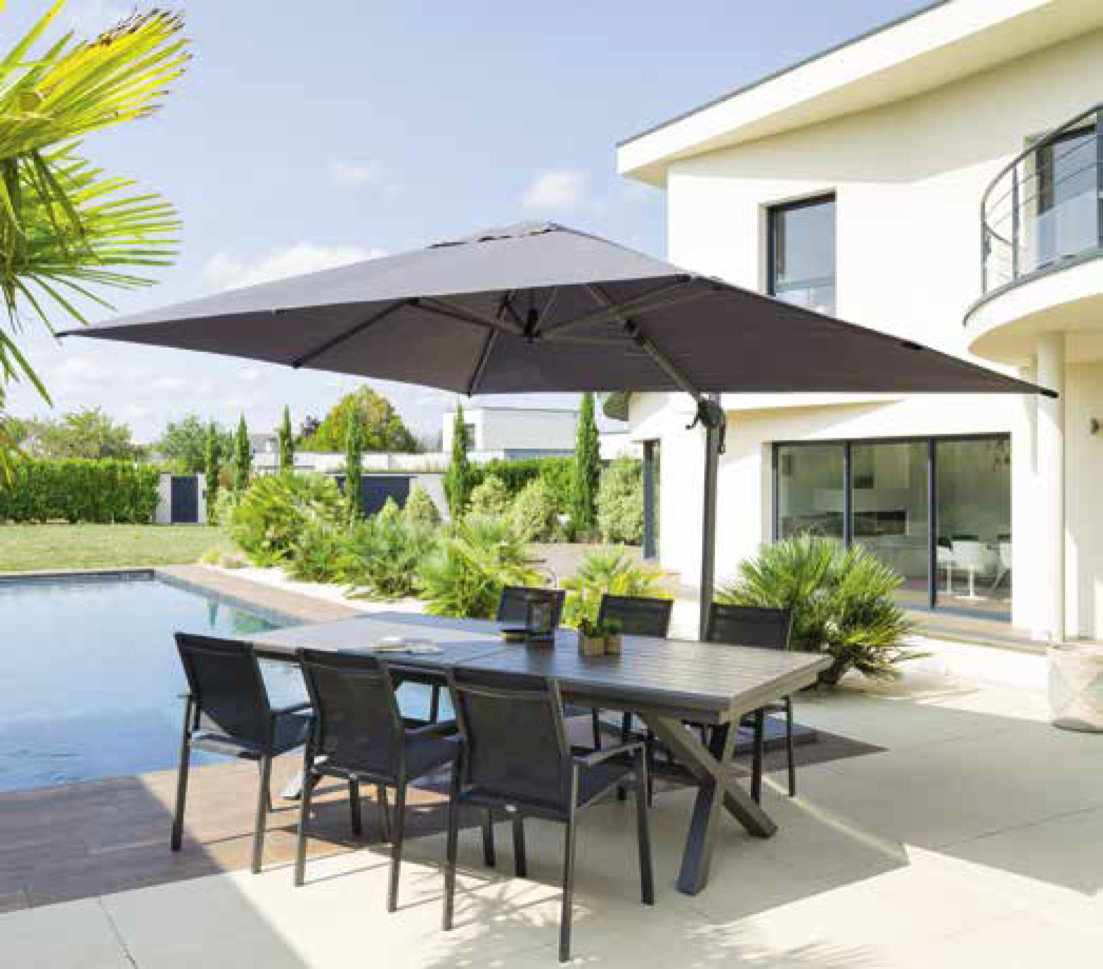 Parasol déporté